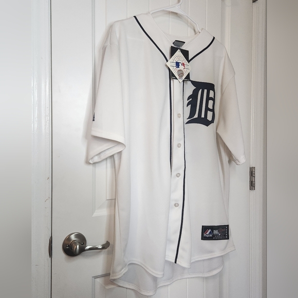 Justin Verlander #35 Detroit Tigers Team-Issued Home Jersey - Picture 2 of 2
